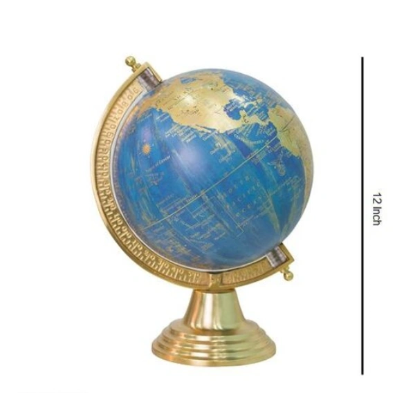 RIZIK STORE  Metal & Plastic  World Map  Floating Globe -  Free  Size, Metal, Pack of1